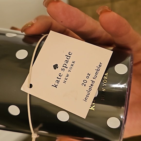 Kate Spade charming dot tumbler cup - Picture 3 of 5